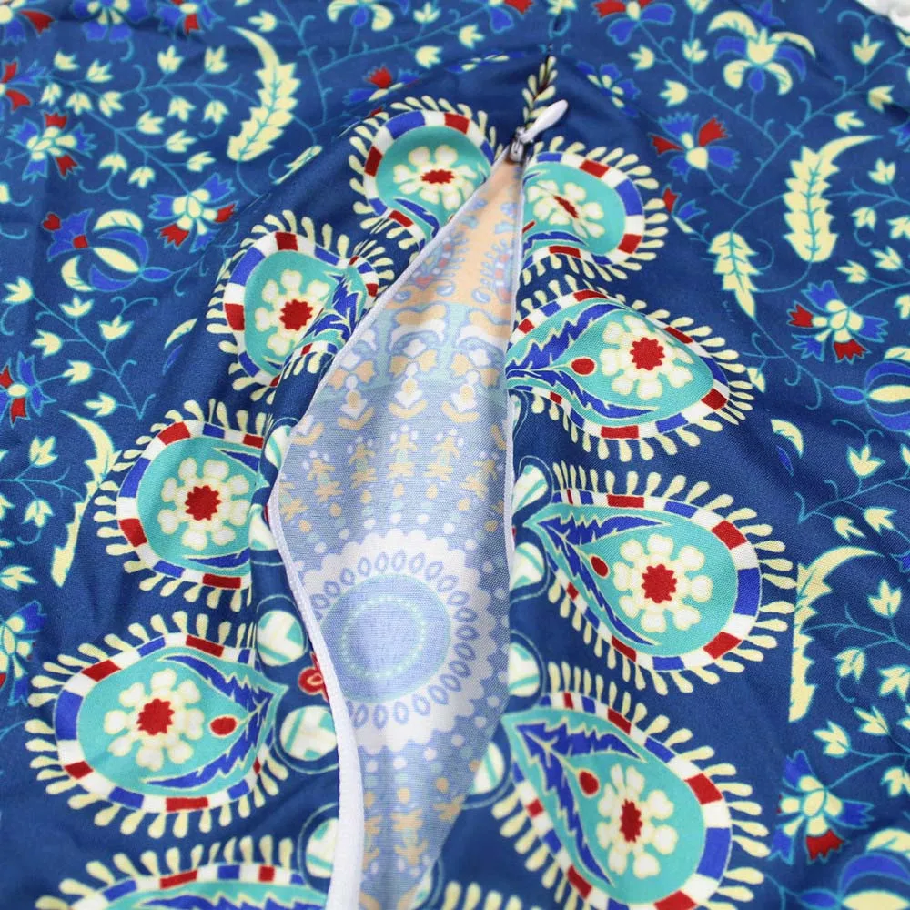 Индийские подушки с рисунком Мандала круглые богемные домашние подушки Pillowsham Подушка Pillowsham декоративные подушки украшения для дома Подушка Горячая#20
