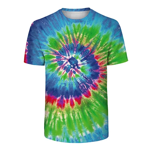 6 Tie Dye Футболка Топ Футболка Tye Die музыкальный фестиваль хипстер Инди Ретро для мужчин и женщин Летняя футболка - Цвет: 6