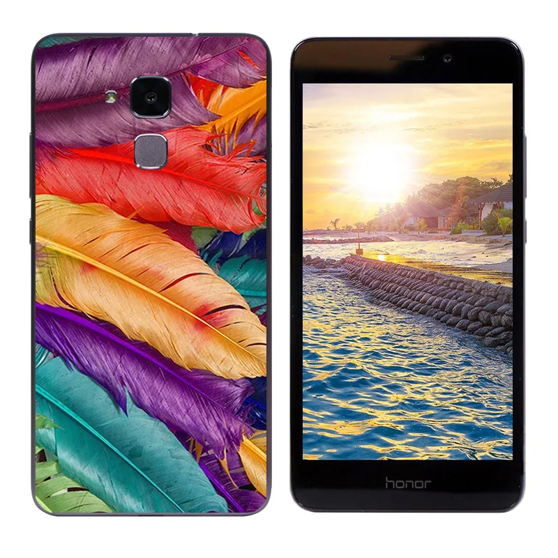 Мягкий силиконовый чехол для Huawei Honor 5C/7 Lite/GT3 5 2 "с принтом млекопитающих C |