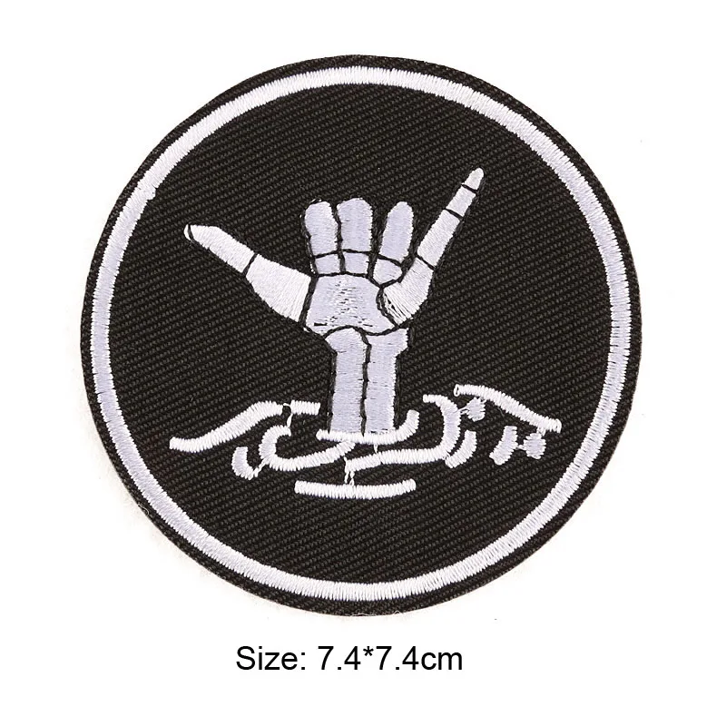 Нашивки для пришивания швов черного цвета темного