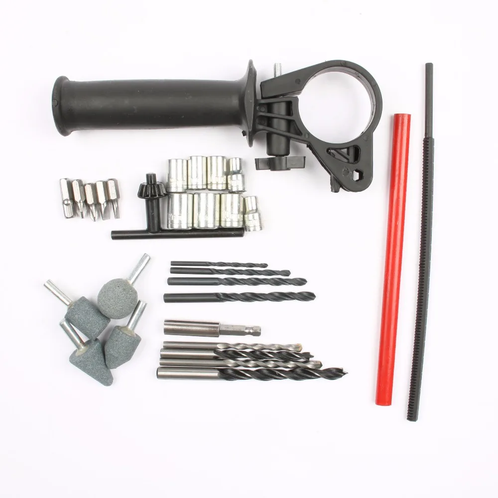 32 шт. сверла mutilfunctional ударная Электрическая дрель с дополнительных инструментов