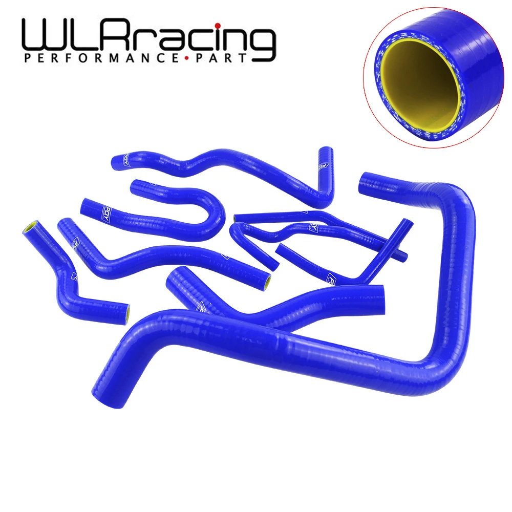 

Blue & Yellow 9Pcs Silicone Radiator Coolant Hose Kit For Honda CIVIC SOHC D15 D16 EG EK 92-00 With PQY logo