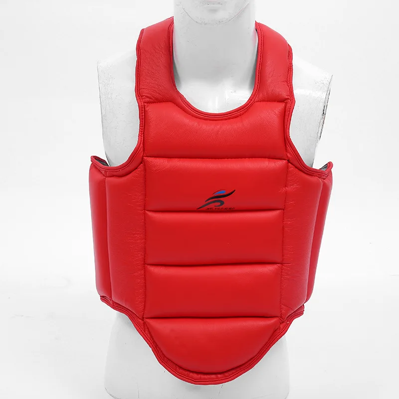 New Kickboxing Chest Guard Five-piece Suit For Competition Training Martial Sanda Free Combat Taekwondo Karate Protector Set | Спорт и