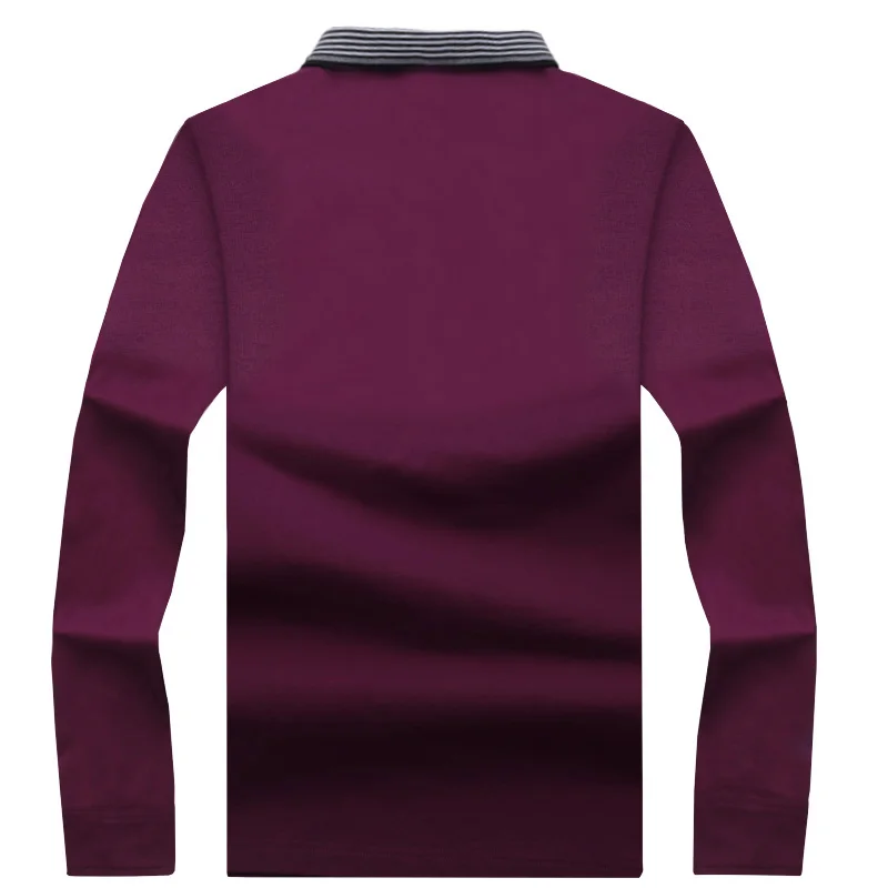 SHABIQI 2021 Новые бренды мужские рубашки поло с длинным рукавом Camisas стоячий воротник