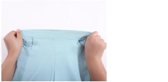 5 Colors Fashion Summer Womens Pencil Pants Plus Size Female Elastic Trousers Capris XXXL Fulll Figure High Quality Big | Женская одежда