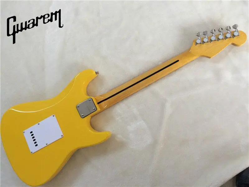 Электрогитара/Gwarem новая Левая гитара/желтый цвет/гитара в Китае|left handed guitar|electric