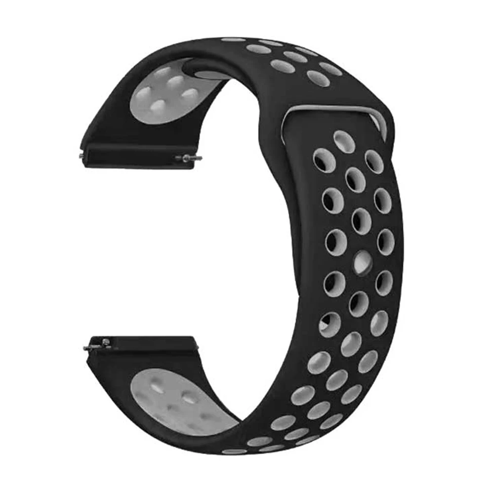 20 мм силиконовый ремешок для часов Samsung Gear sport S2 S3 Classic Frontier huami amazfit pace Bip BIT Lite Huawei