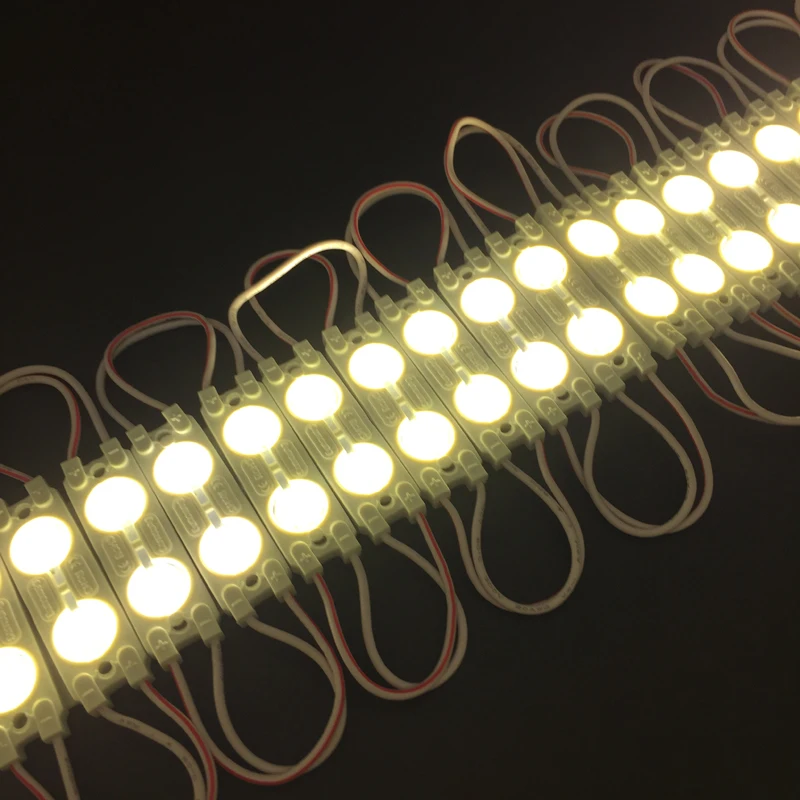 100 шт. DC 12V 5630 SMD 2 светодиодный модуль Водонепроницаемый IP65 декоративный