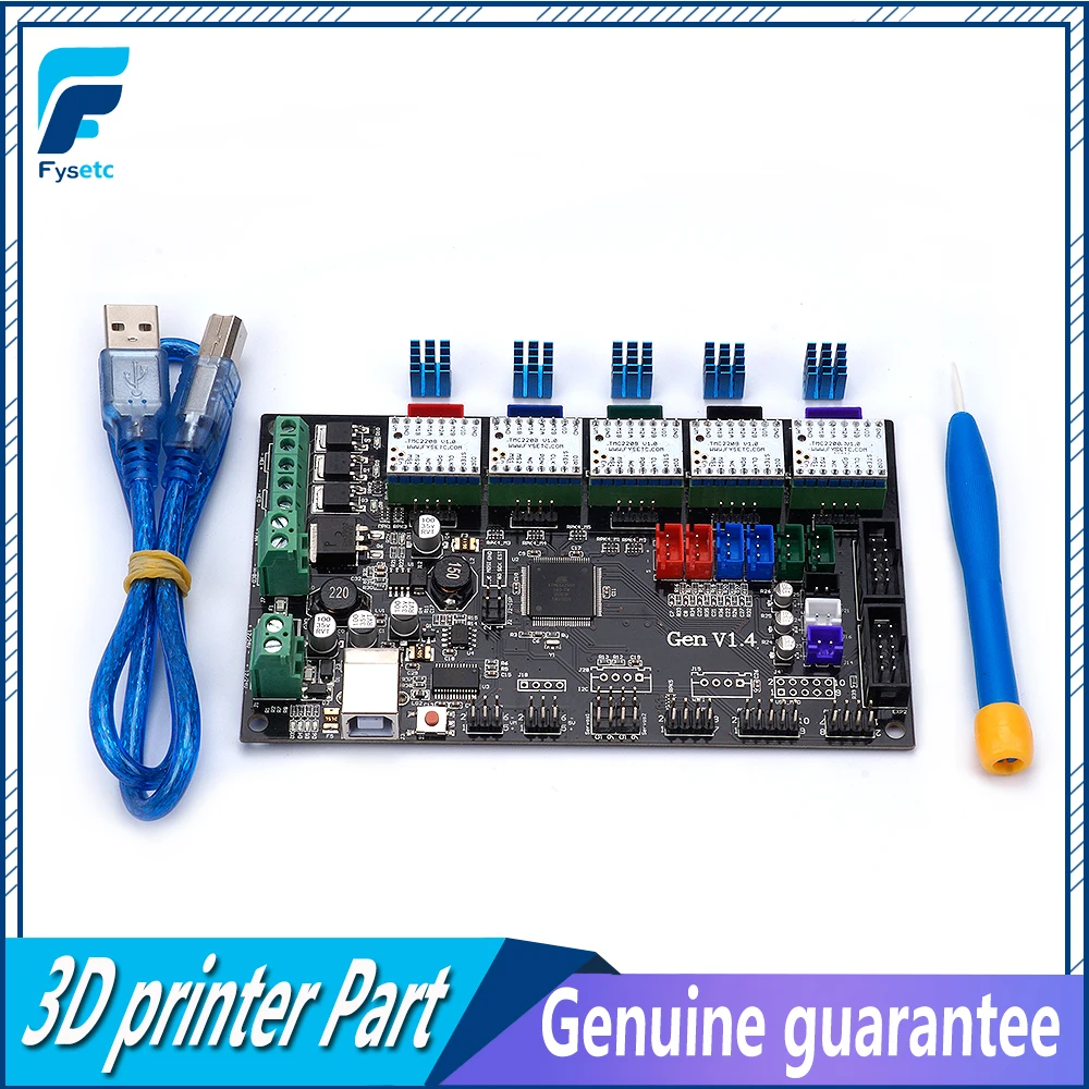 Gen V1.4 4 слойная печатная плата 3D комплект принтера с доска + 5 шт. TMC2130/TMC2208 Stepstick
