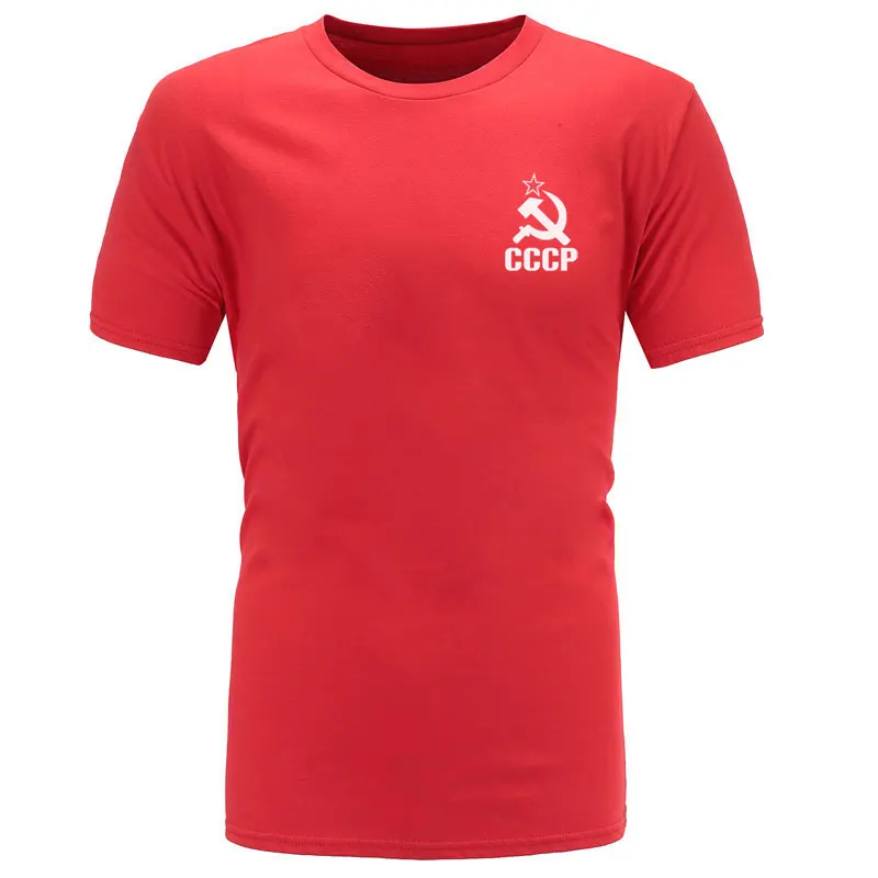 CCCP, футболки для мужчин, СССР, СССР, КГБ, Мужская футболка с коротким рукавом, футболки из хлопка, повседневные мужские топы, футболки