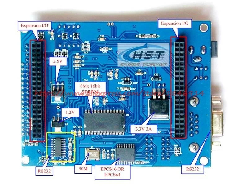 Бесплатная доставка CYCLONE3 CYCLONEIII EP3C25 NIOS2 FPGA доска ver2.0 EP3C25Q240|board board|board fpgaboard development |