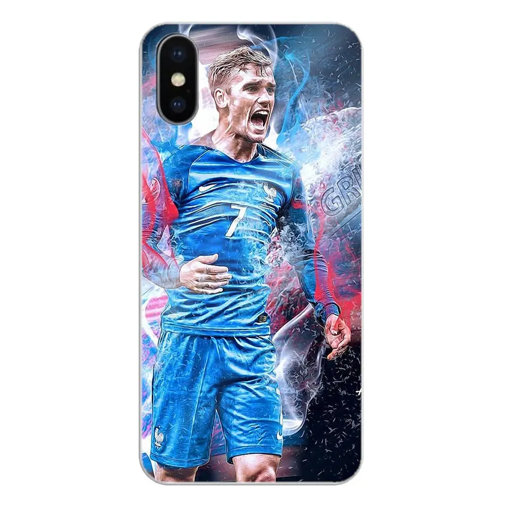 Для Samsung Galaxy A5 A6 A7 A8 A9 J4 J5 J7 J8 2017 2018 Plus Prime мягкая сумка чехол Антуан Гризманн Франция