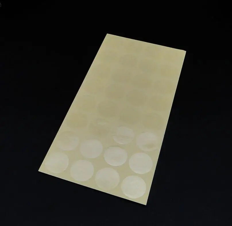 Заводские этикетки прозрачная обувь из ПВХ круг запечатывания Label1000pcs/Лот 16 mmclear