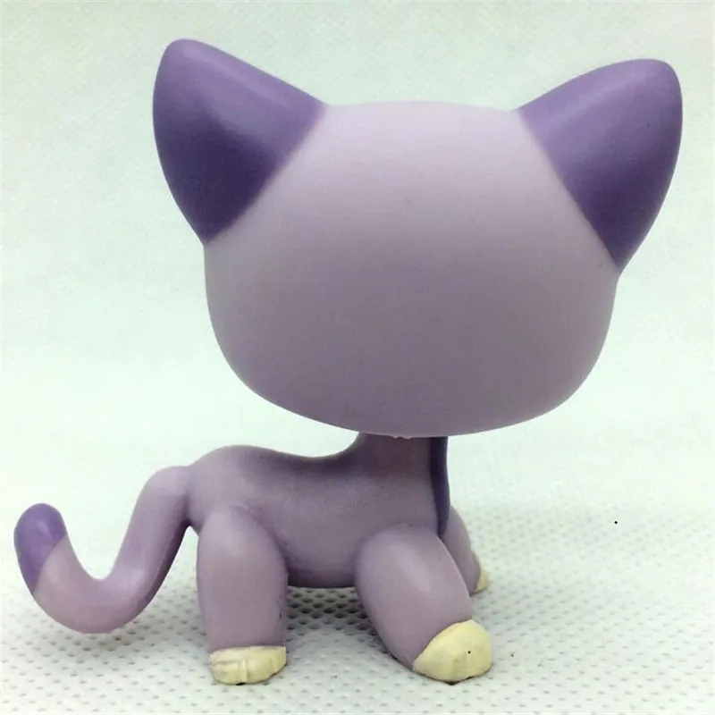 Магазин домашних животных Lps игрушки стоят маленькие короткие волосы кошки #2291
