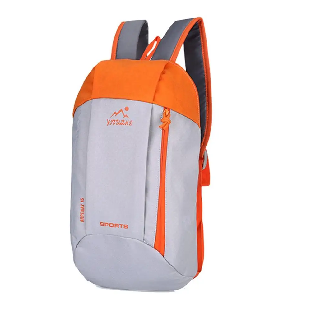 gray orange Уличный туристический рюкзак Ultralig для мужчин и женщин, водонепроницаемый холщовый спортивный рюкзак для бега и скалолазания, школьная сумка для студентов - Цвет: gray orange