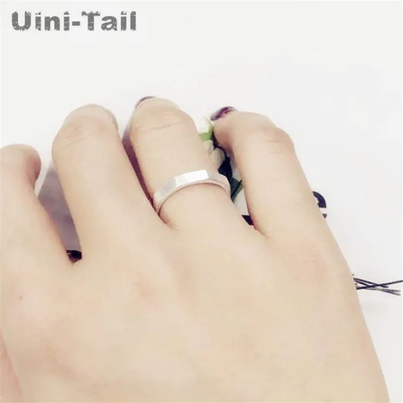 Uini Tail Горячая новинка 925 Стерлинговое Серебро модный дизайн ореха Корейская