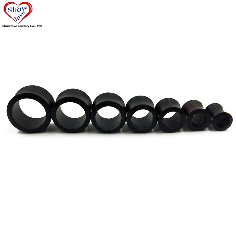 Showlove-14Pcs разноцветные двойные расклешенные органические сандаловые полые ушные
