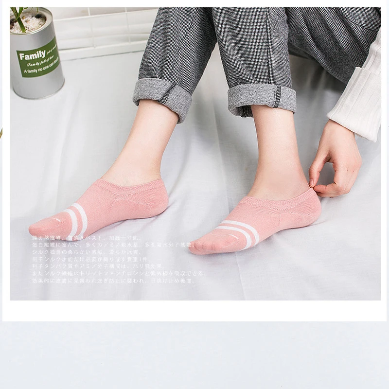 Короткие носки 5 пар Женские забавные Фрукты милые счастливые искусства