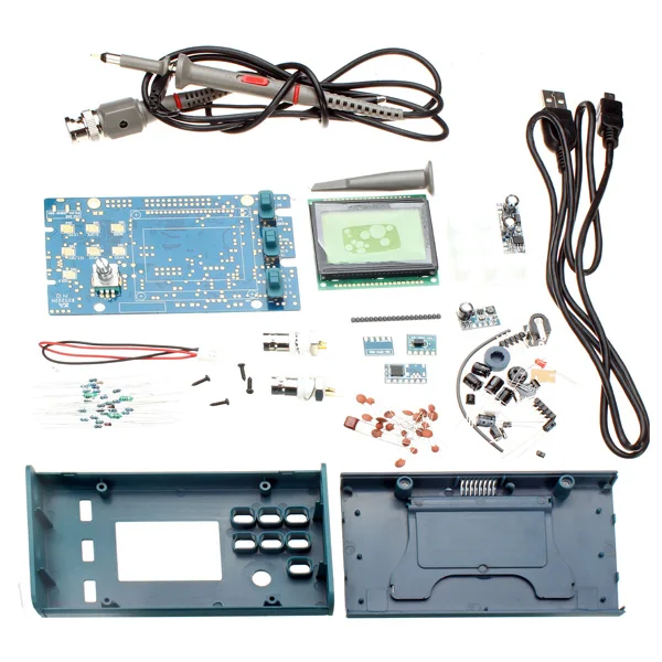 DSO068 20 МГц Мини цифровой осциллограф DIY F версия наборы экран электронный Обучение