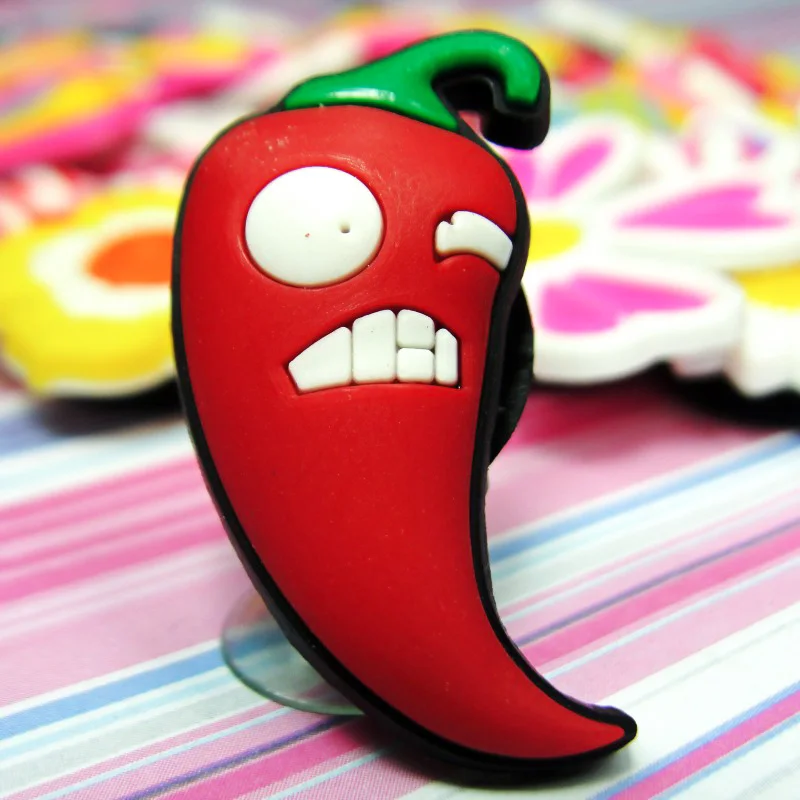 056-05 Одиночная 1 шт. Piants vs zombles PVC Shoe Charms, аксессуары для обуви с пряжками, браслеты Croc JIBZ, детский подарок на Рождество - Цвет: 056-05