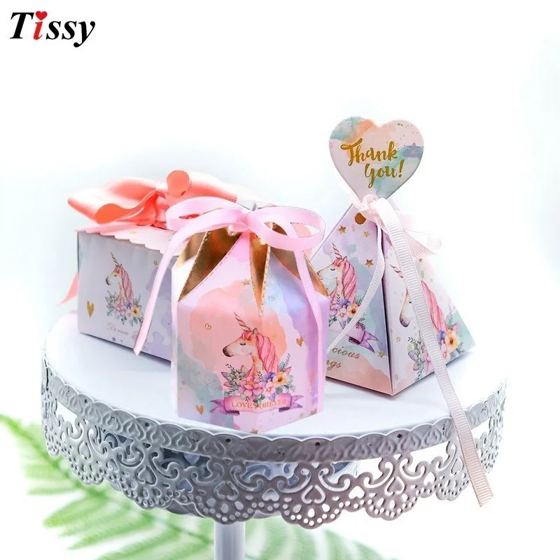 Unicorn Gift Bags For Birthday Wedding Baby Shower Unicorn Party Favors Supplies Candy Bags