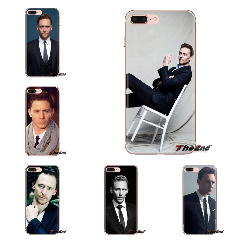 For Samsung Galaxy S3 S4 S5 Mini S6 S7 Edge S8 S9 S10 Plus Note 3 4 5 8 9 Transparent Soft Shell Covers Tom Hiddleston |