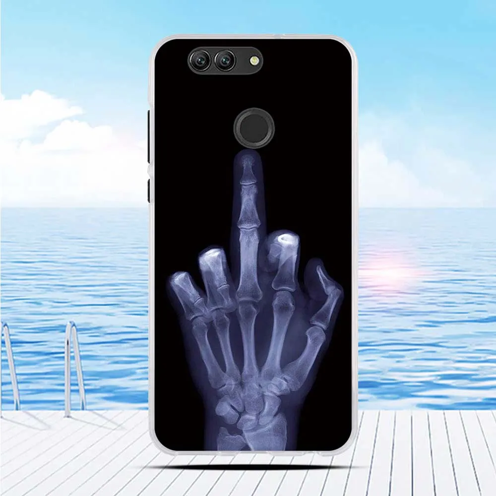 for Huawei Nova 2 Plus Cover BAC-L23 Case 3D Relief Printing Flower Back TPU Soft Silicone Phone Cases Coque Capa Funda | Мобильные