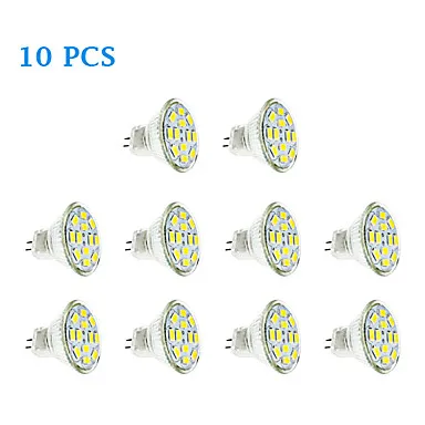 Светодиодный прожектор BEEROFO GU4(MR11) 6 Вт 12 SMD 5730 570 лм теплый белый/холодный белый