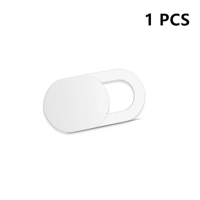 1 PCS White Ультра-тонкий пластик крышка Кнопка курсор видео крышка объектива камеры для айпад ноутбук стикер телефон конфиденциальности - Цвет: 1 PCS White