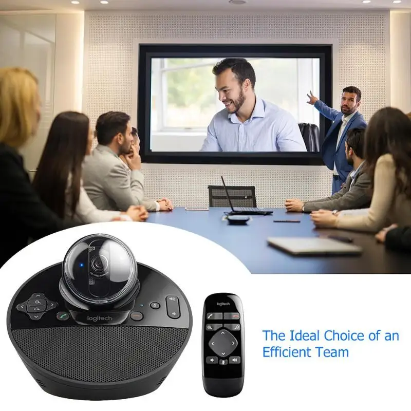Веб-камера logitech BCC950, веб-камера для видеоконференции, Full HD 1080p с громкой связью, usb-кабелем и пультом дистанционного управления
