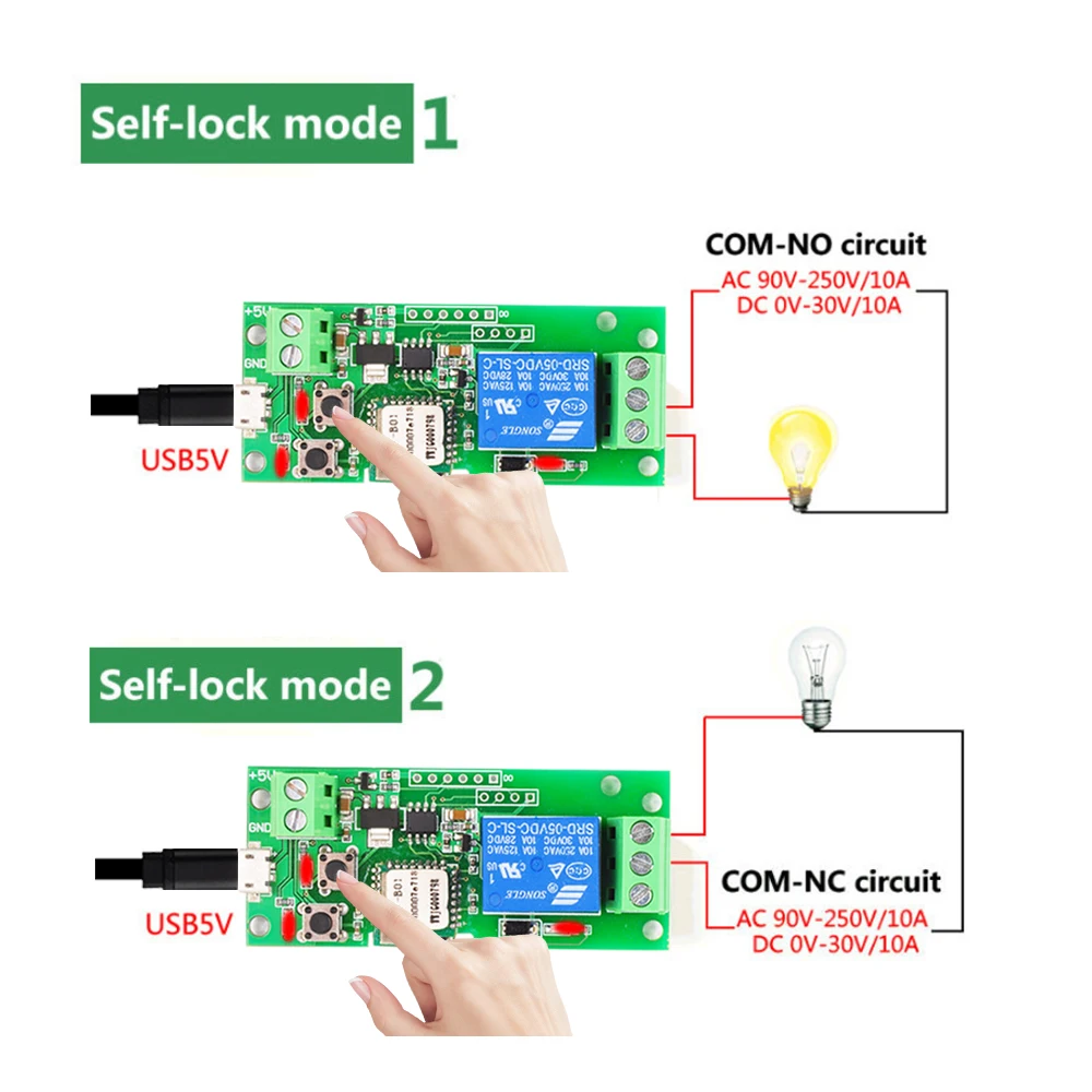 EWeLink USB DC5V Wifi переключатель беспроводной релейный модуль модули для - Фото №1