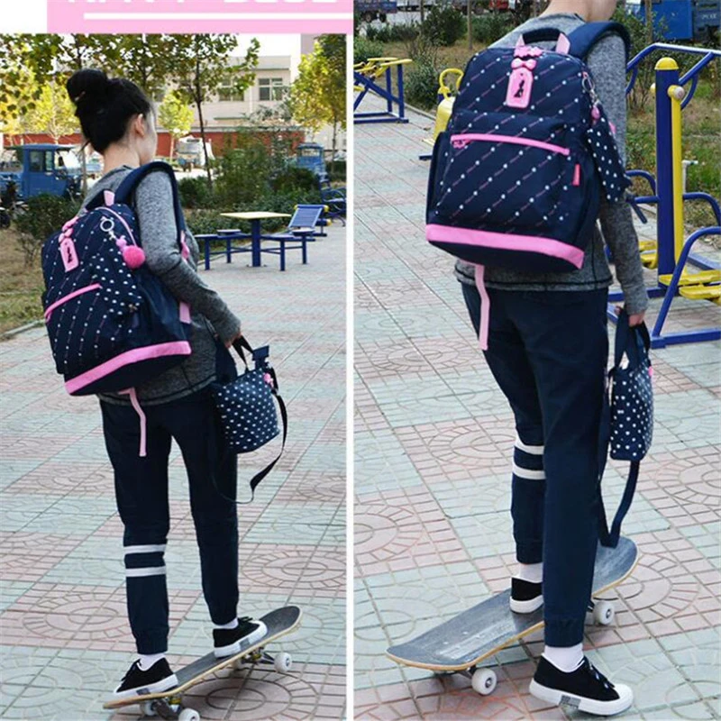 Школьный рюкзак для девочек-подростков, 3 шт./компл. от AliExpress WW