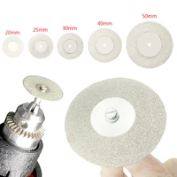 20 50mm diamond cutting discs drill bit mini circular saw for rotary tool dremel stone blade