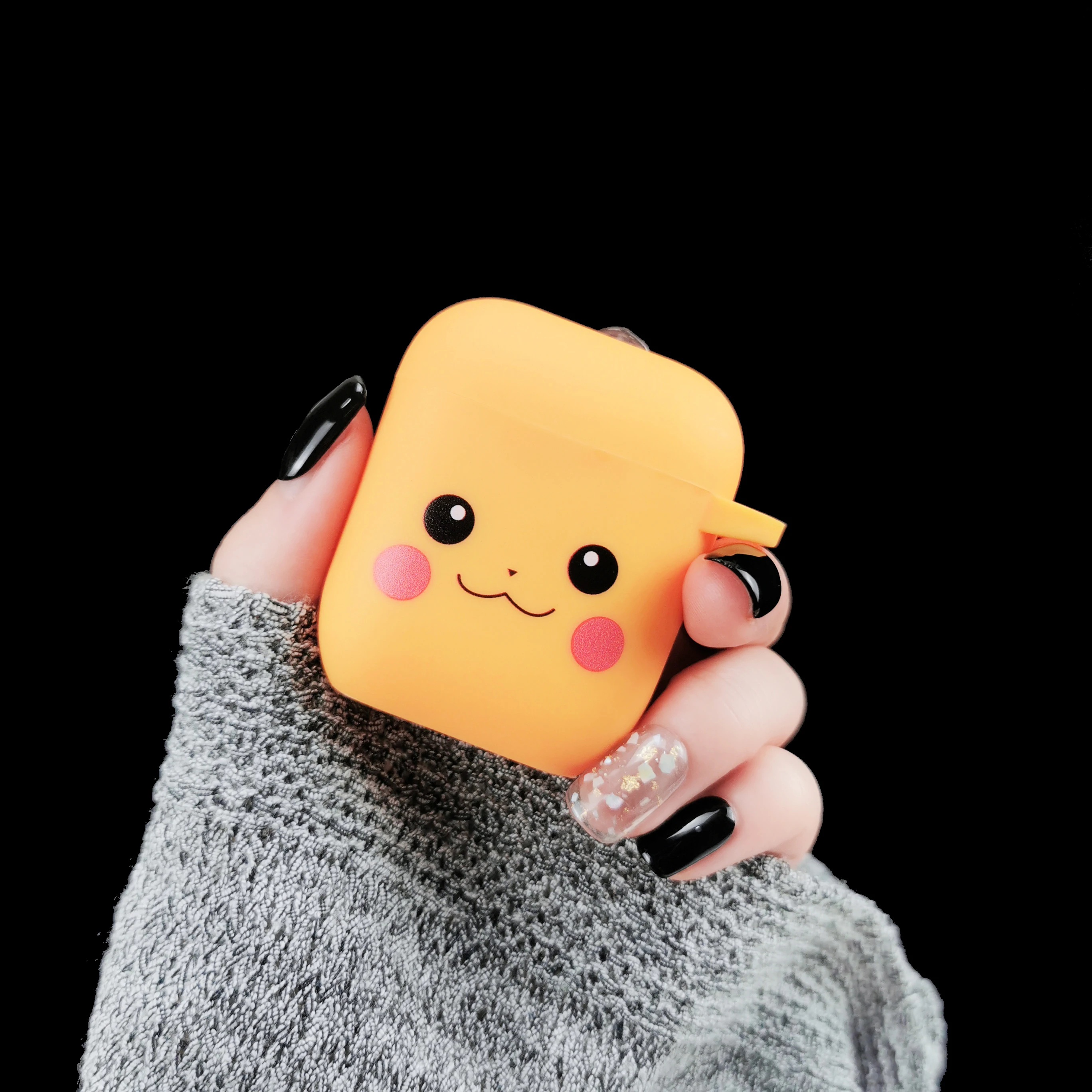 Беспроводной чехол для наушников Pokemon Pikachu с Bluetooth для Apple AirPods, силиконовый чехол для наушников s для Airpods1/2, защитный чехол
