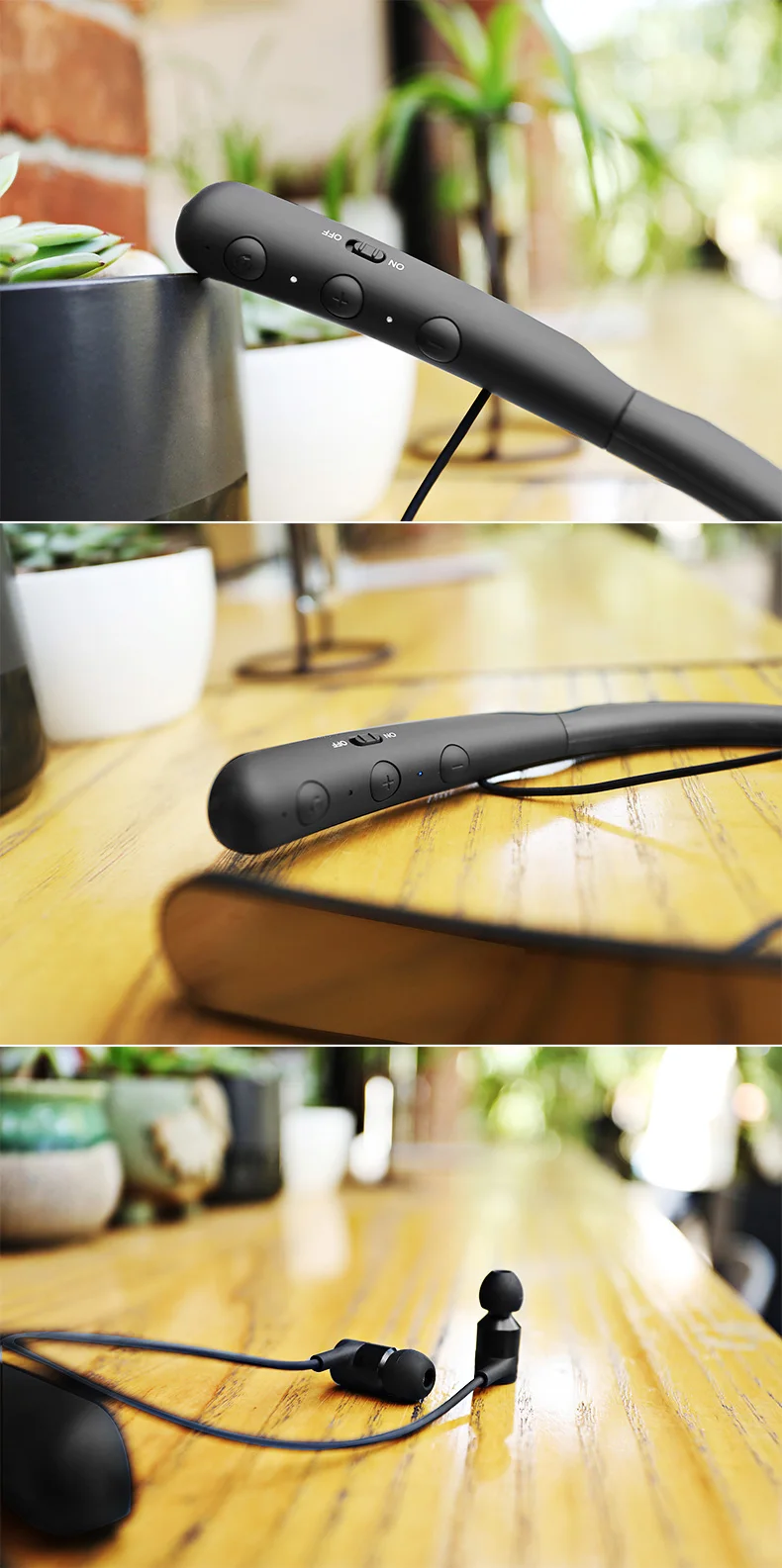 Somic SC1000 спортивные Bluetooth наушники с активным шумоподавлением шейным ремешком беспроводные наушники гарнитура для телефонов и музыки