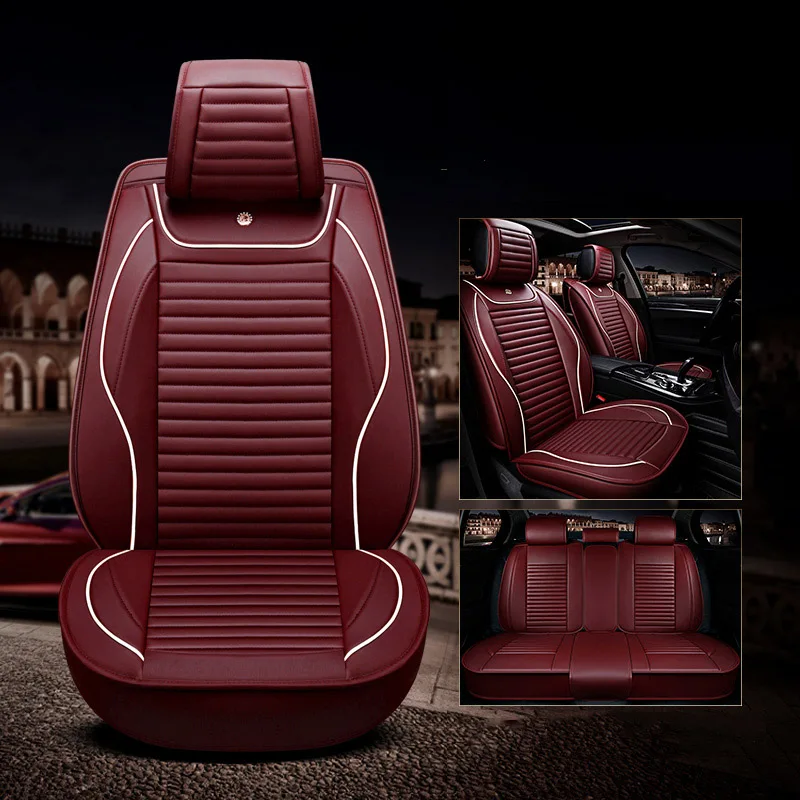 RED Чехол для автомобильного сиденья для jeep Renegade, Wrangler jk grand cherokee fiat 500 punto Mitsubishi ASX Lancer для Outlander, pajero автомобильные аксессуары - Название цвета: RED