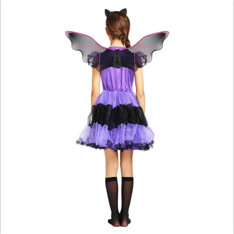 2018 новый высококачественный фиолетовый Бат Хеллоуин рождественских костюм