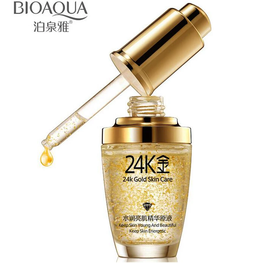 Уход за кожей Pure 24K Gold Essence дневной крем против морщин лица старения отбеливание