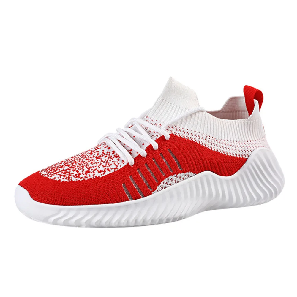 2019 Men's mesh breathable sports shoes wear running fashion wild lightweight casual comfortable sneakers homens 40J5 | Спорт и