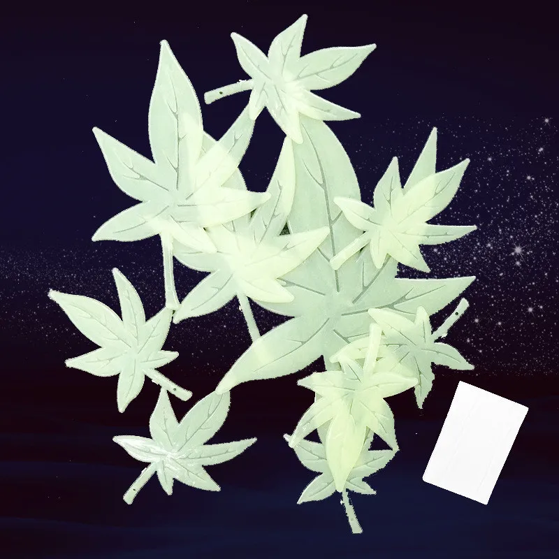 1 комплект световой кленовые листья Стикеры красивые 3D DIY Книги по искусству
