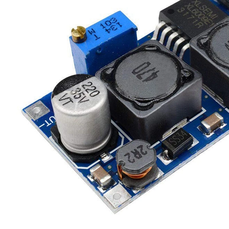 DC-DC Boost для понижения напряжения шаг вверх-вниз конвертер XL6009 модуля солнечной