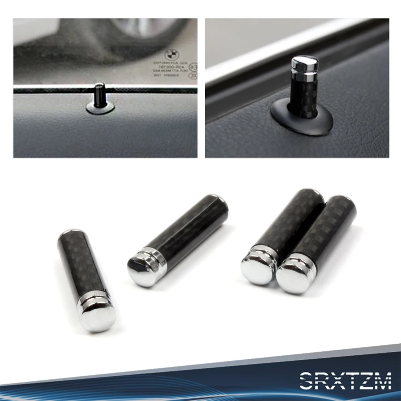 SRXTZM для BMW E46 E39 E60 E90 E36 F30 F10 E53 E34 E30 E70 X3 X4 X5 X6 M3 M5 дверной замок из углеродного волокна