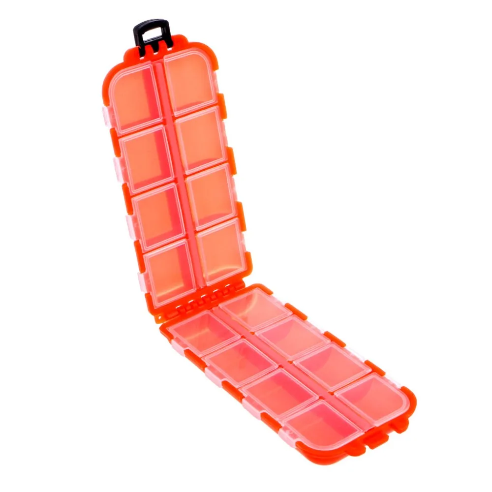 Рыболовные снасти коробки рыболовные приманки Крючки отсеки для хранения на