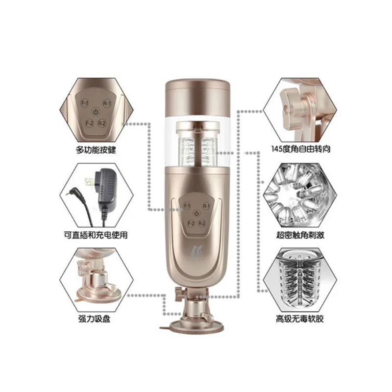 Мастурбатор мужской телескопический вращающийся и выдвижной|masturbation cup|easy love