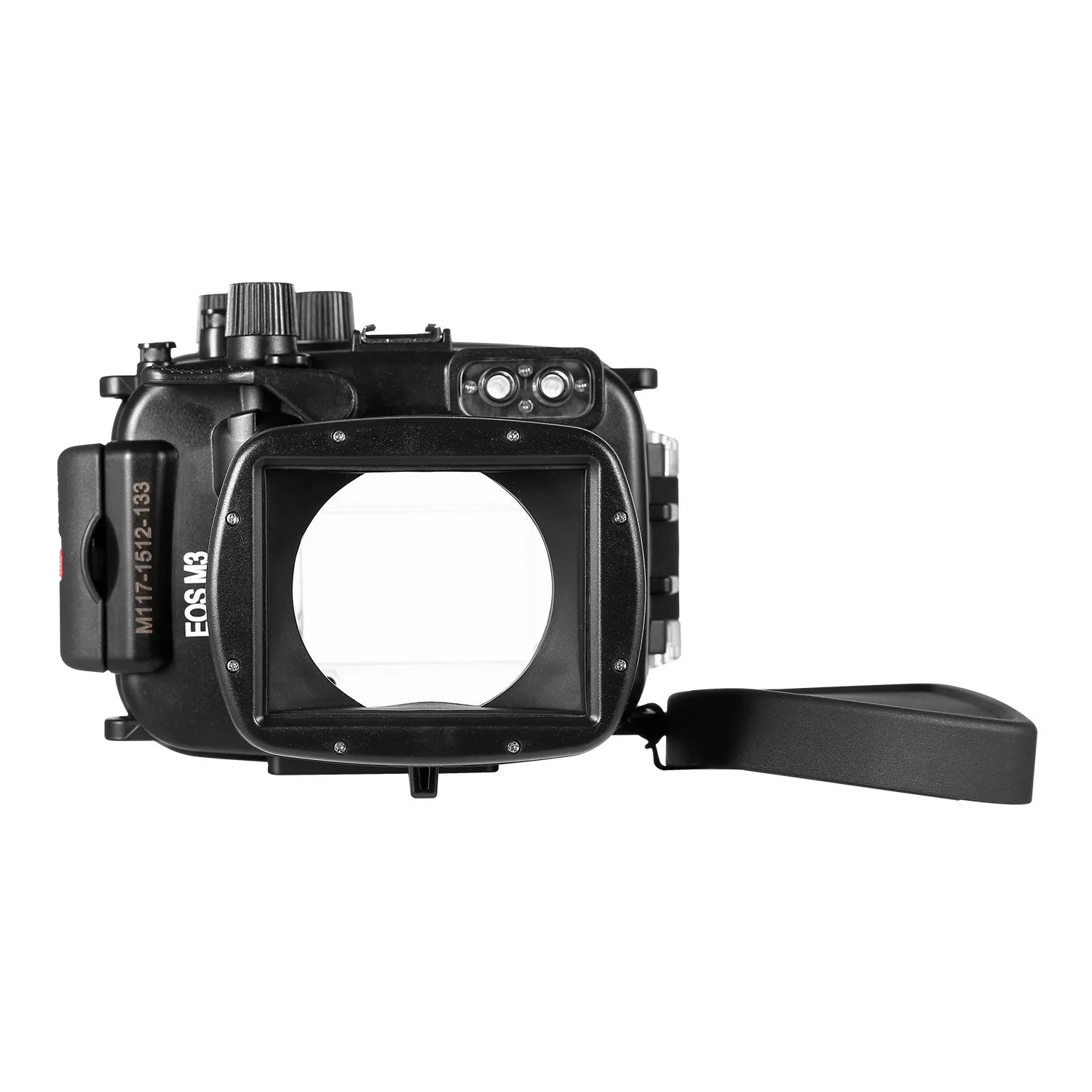 値段 Meikon 40 メートル/130ft キヤノン EOS 用の水中カメラハウジング M3 18-55 ミリメートルレンズ