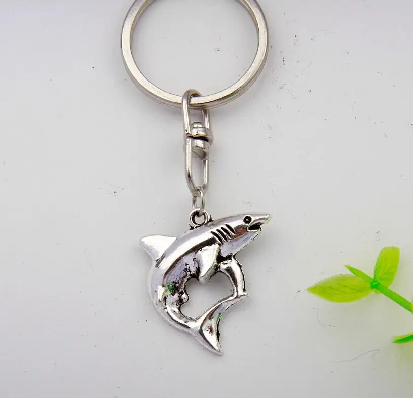 2017 50 шт. хит продаж серебряная подвеска Акула в стиле стимпанк вращающаяся Пряжка