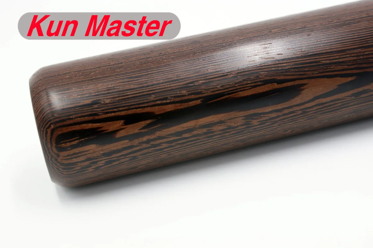 

Natural Polished Smooth Not Paint Tai Chi Stick Wenge Wood Tai Chi Ruler PANGA-PANGA Tai Chi Ban Diameter 50mm Length 32CM