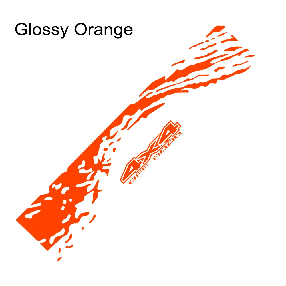 Glossy Orange Наклейки для автомобиля на задний багажник, авто, сделай сам, виниловая пленка, наклейки, тюнинг, автомобильные аксессуары, автомобили для Ford Ranger, внедорожный Универсальный пикап - Название цвета: Glossy Orange