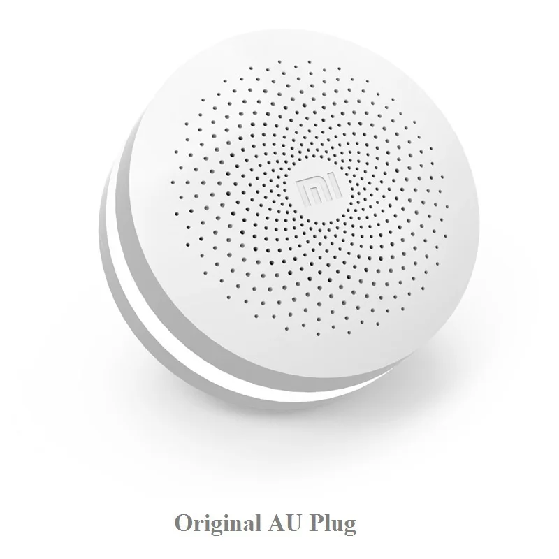Original AU Plug Xiao mi jia шлюз 2 умный дом комплекты шлюз сигнализация Контроль mi датчик двери звонок радио Yi камеры температуры - Цвет: Original AU Plug