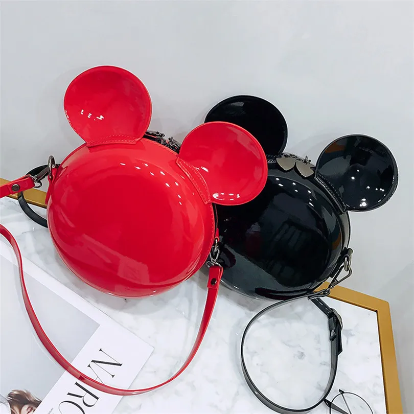 Модная мини сумка Disney 2019 блестящая крошечная высокого качества из искусственной